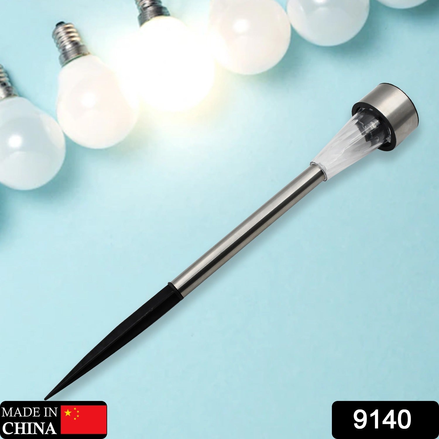 9140 Solar Panel Led Spike Spot Light Landscape Garden Yard Path Lawn Outdors Solar Lamps (MOQ :- 24) 9140 Solar Panel Led Spike Spot Light Landscape Garden Yard Path Lawn Outdors Solar Lamps (MOQ :- 24)